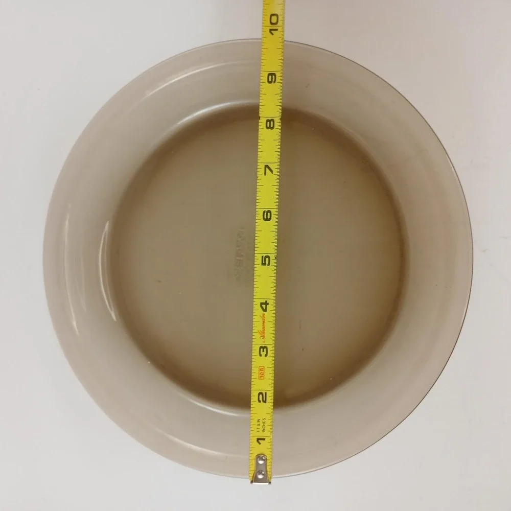 Vintage Pyrex Amber Brown Glass Pie Plate #209‎ Baking, Casserole Dish 9.75